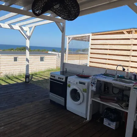Parque de Campismo Wonderfull Sea Caravan On Gardenia Camping *
